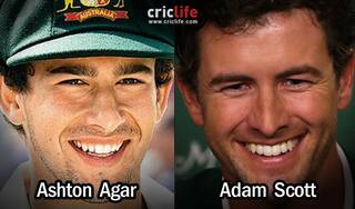 Ashton Agar and Adam Scott