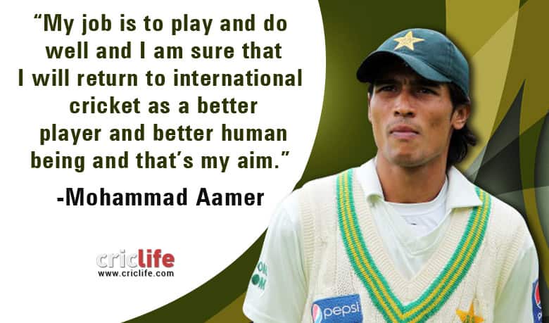 Mohammad Aamer promises to return as “better human” and “better cricketer”
