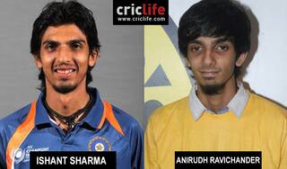 Ishant Sharma and Anirudh Ravichander