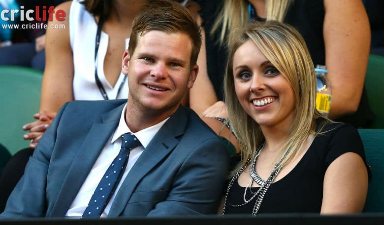 Steve Smith attends Australian Open with girlfriend Danielle Willis