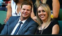 Steve Smith attends Australian Open with girlfriend Danielle Willis