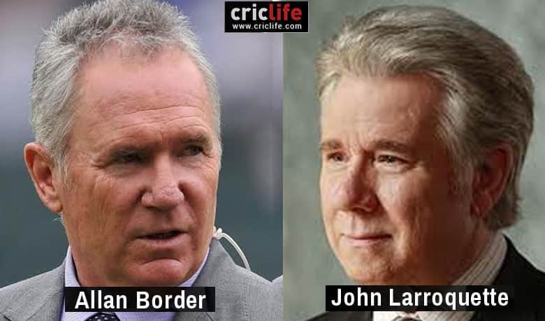Allan Border and John Larroquette