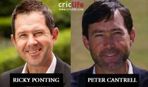 Ricky Ponting and Peter Cantrell