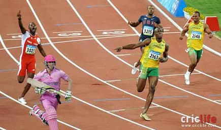 AB de Villiers faster than Usain Bolt!