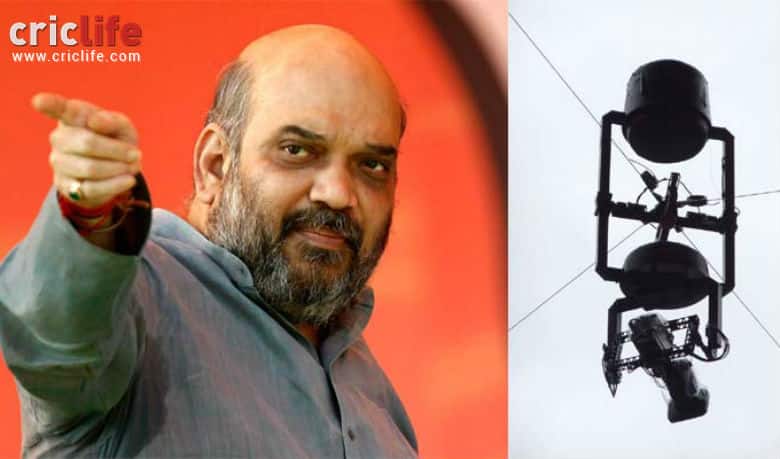Cricket Australia consults Amit Shah to avoid Spidercam interference