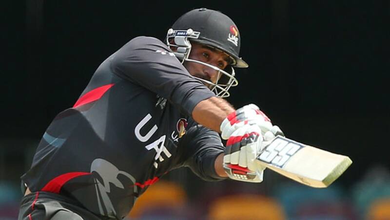 Amjad Ali (above) was dismissed for mere four by Bhuvneshwar Kumar after being caught behind by MS Dhoni &copy; Getty Images