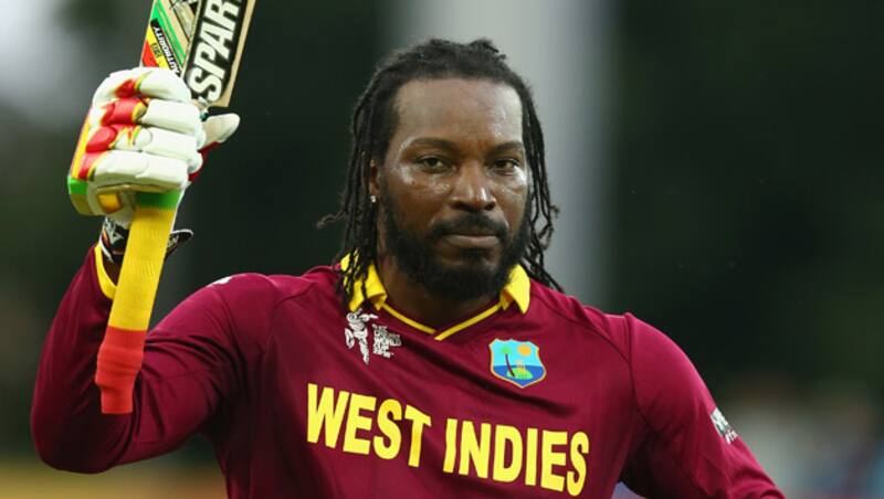 Chris Gayle smashed 16 sixes during his innings of 215 versus Zimbabwe &Acirc;&copy; Getty Images
