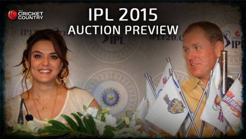 IPL 2015 auctions will be held in Bengaluru on Monday &copy; Getty Images