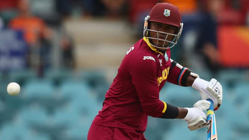 Marlon Samuels scored a sedate ton &copy; Getty Images