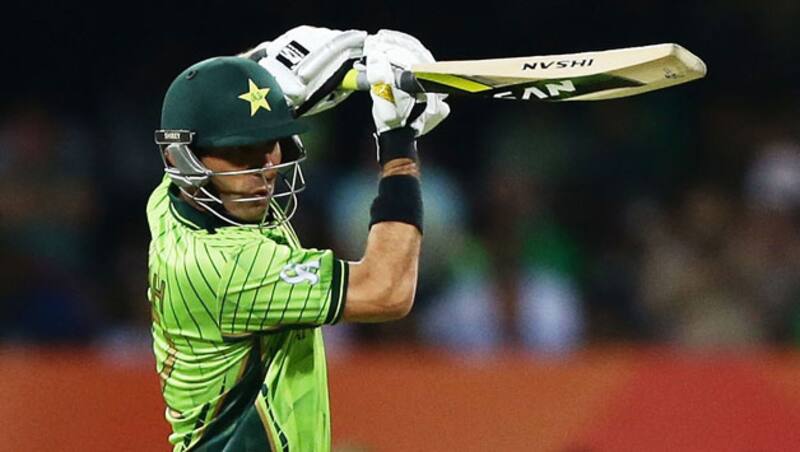 Misbah-ul-Haq (above) was dismissed in the 46th over off Mohammed Shami after being caught by Ajinkya Rahane &Acirc;&copy; Getty Images