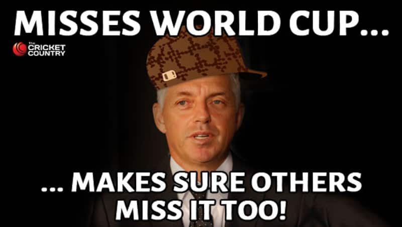 Dave Richardson missed the 1996 World Cup due to injury © Getty Images