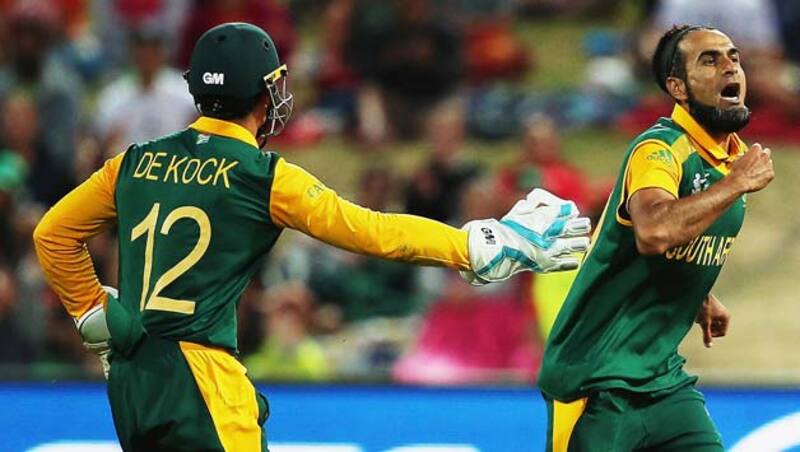 Imran Tahir picked up three crucial wickets to steer the match towards South Africa's way &copy; Getty Images