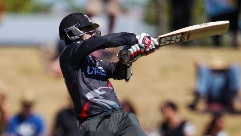 Shaiman Anwar top-scored for UAE with a knock of 67 off 50 balls &copy; Getty Images