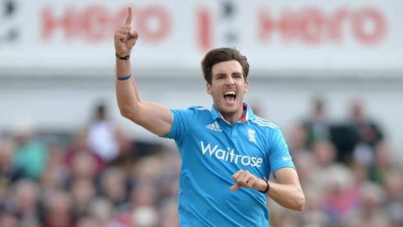 Steven Finn's hat-trick took him to figures 5 for 71 &copy; Getty Images