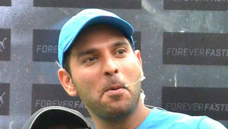 Yuvraj Singh was the costliest cricketer in the IPL 2014 auction as well &copy; IANS