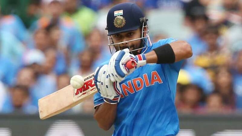 Virat Kohli scored an impressive century against Pakistan in the World Cup &Acirc;&copy; Getty Images