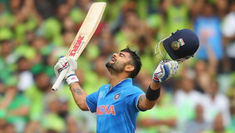 Virat Kohli was adjudged Man of the Match for his knock of 104 © Getty images