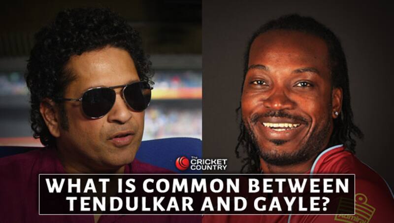     Sachin Tendulkar and Chris Gayle have now something in common! &copy; Getty Images