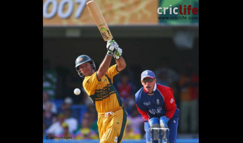 Ricky Ponting hits a shot en route to his 86