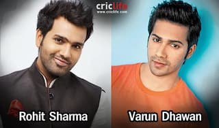 Rohit Sharma and Varun Dhawan