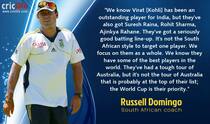 India vs South Africa at ICC Cricket World Cup 2015: India have dangerous batsmen apart from Virat Kohli, feels Russel Domingo