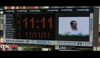 A rare numerological occurrence at Cape Town