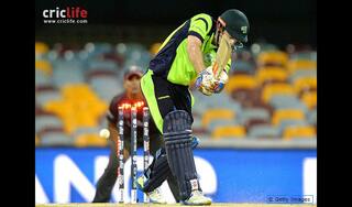 That was close! Ed Joyce —the lucky Irishman