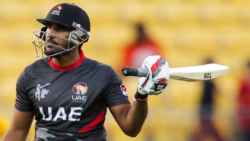Amjad Ali (above) was dismissed for mere five after being trapped leg-before by skipper, Jason Holder &Acirc;&copy; Getty Images