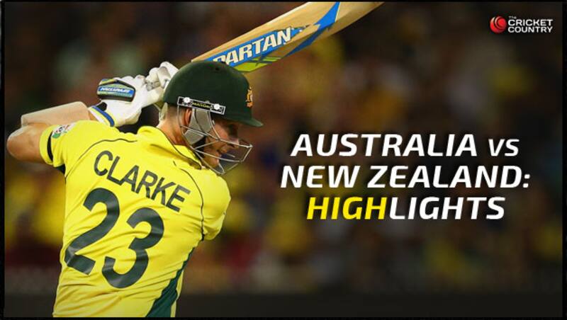 Australia skipper Michael Clarke top-scored for his side with a 72-ball 74 &Acirc;&copy; Getty Images