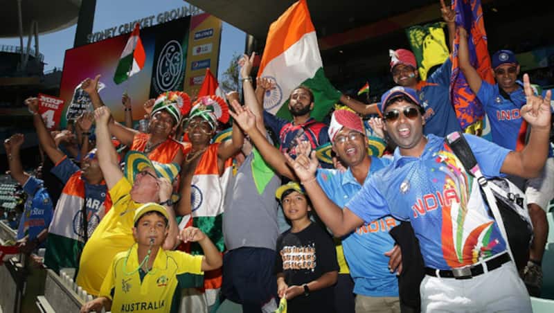 Indian fans may have booked tickets to Melbourne anticipating their team's qualification © Getty Images