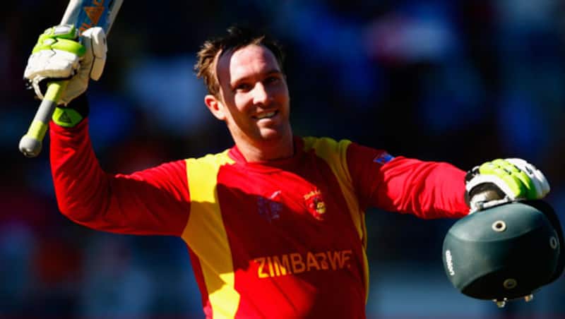 Brendan Taylor got to his ton off 99 balls and helped Zimbabwe post a respectable total of 287 © Getty Images