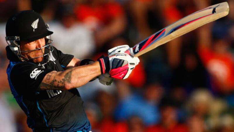 Brendon McCullum smashed the 400th six of the tournament as a spectator won 'catch a million' contest &Acirc;&copy; Getty Images