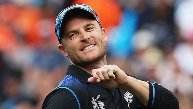 Brendon McCullum became the first New Zealand skipper to take his team in World Cup final &Acirc;&copy; Getty Images