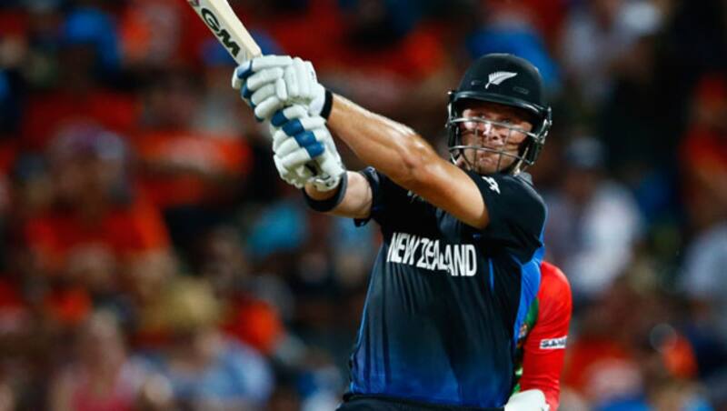 Corey Anderson (above) was dismissed for a healthy 58 by fast-bowler, Morne Morkel after being caught by Faf du Plessis at sqaure leg &Acirc;&copy; Getty Images