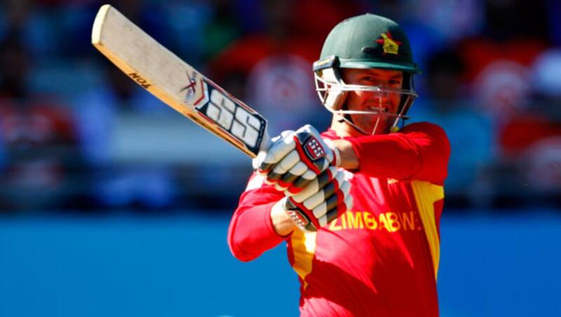 Craig Ervine (above) was dismissed for 27 by Mohit Sharma after being caught by himself &Acirc;&copy; Getty Images