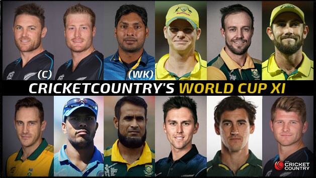 ICC Cricket World Cup 2015: The CricketCountry XI ... - 628 x 355 jpeg 63kB