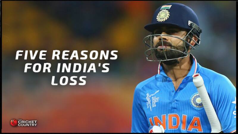 Virat Kohli proved to be the biggest disappointment for India, getting dismissed for one &Acirc;&copy; Getty Images