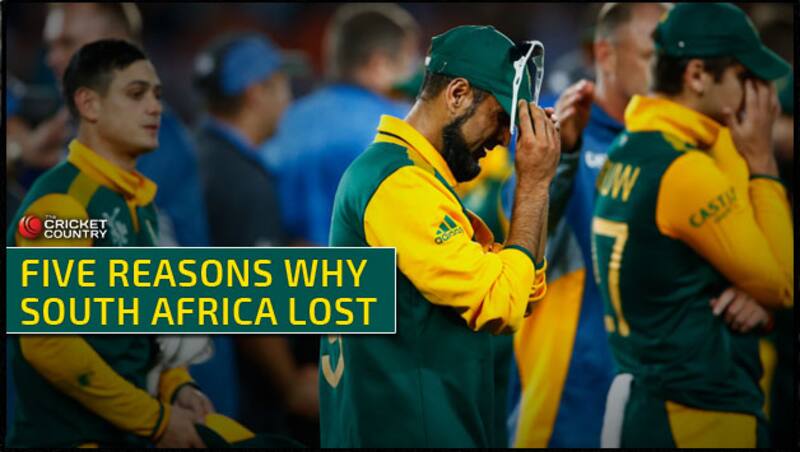 New Zealand vs South Africa semi-final ICC Cricket World Cup 2015: Five reasons why South Africa lost