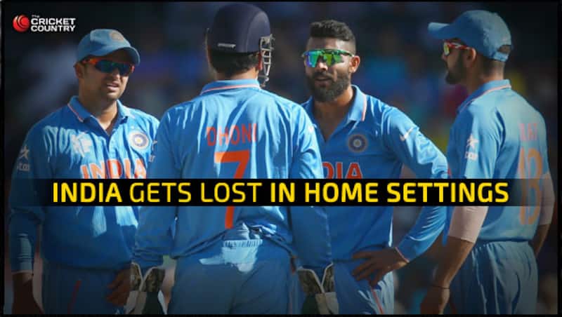 India had the benefits of favourable conditions and a largely supportive crowd, but were unable to go past Australia &Acirc;&copy; Getty Images