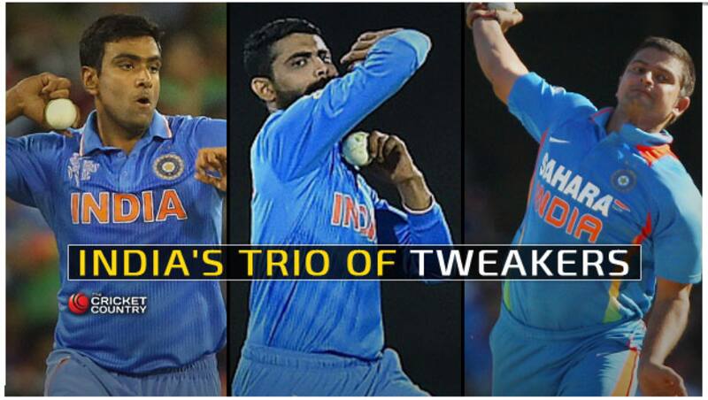 The Indian spin-trio will give MS Dhoni the option of controlling the game in the middle overs &Acirc;&copy; Getty Images