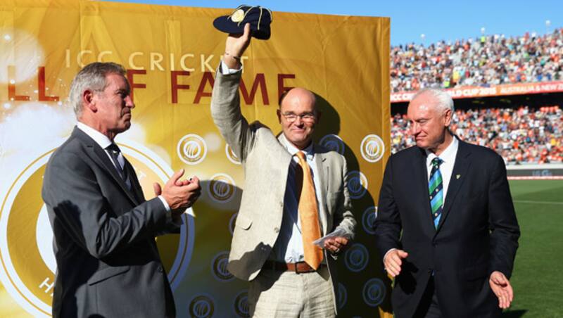 Martin Crowe (middle) was recently inducted into ICC Hall of Fame &copy; Getty Images