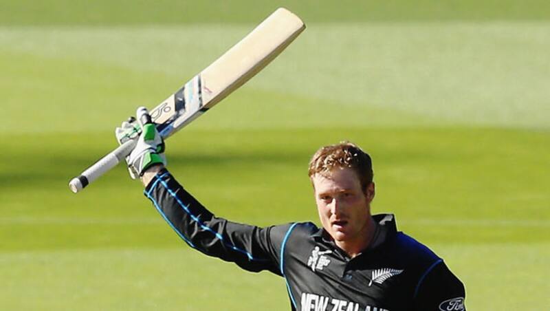 Martin Guptill (above) is also second behind India's Rohit Sharma who scored a massive 264 &Acirc;&copy; Getty Images