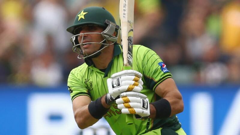 Misbah-ul-Haq played his last one-dayer during the ICC World Cup 2015 quarter-final between Pakistan and Australia &Acirc;&copy; Getty Images