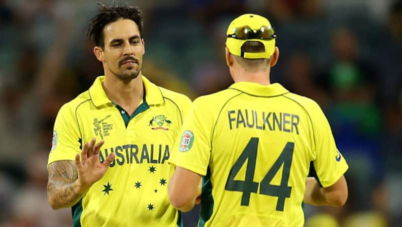 Mitchell Johnson took three wickets for 20 runs after 7 overs to emerge the pick among the Australian bowlers &Acirc;&copy; Getty Images