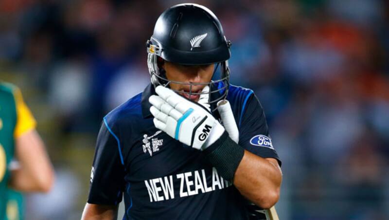 Ross Taylor (above) was dismissed for a healthy 40 by fast bowler and all-rounder, James Faulkner after being caught behind by Brad Haddin © Getty Images