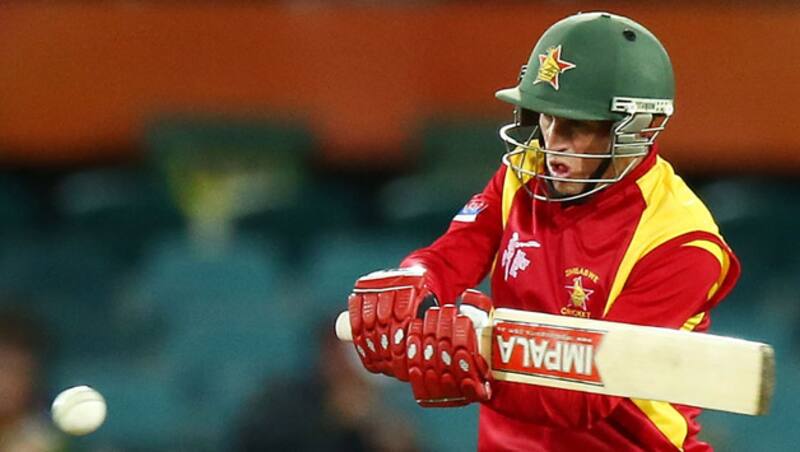 Sean William's fifty came off 55 deliveries including three boundaries and three sixes along with a strike-rate of 89.28 &copy; Getty Images