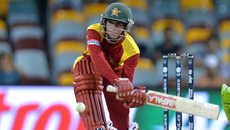 Sean Williams (above) is currently batting on two along with Brendan Taylor on 21 © Getty Images
