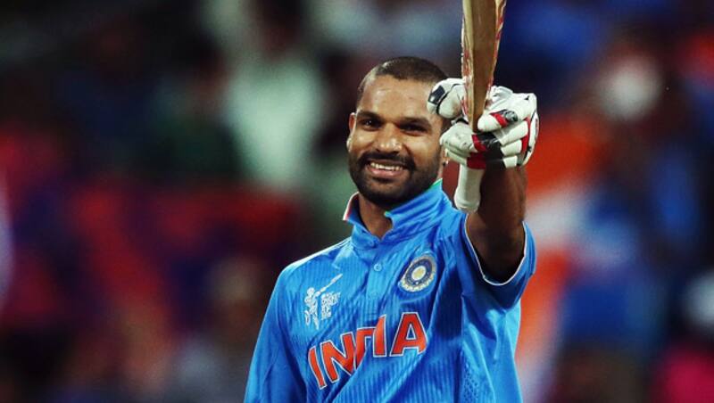 Shikhar Dhawan slammed his second century of this World Cup &Acirc;&copy; Getty Images