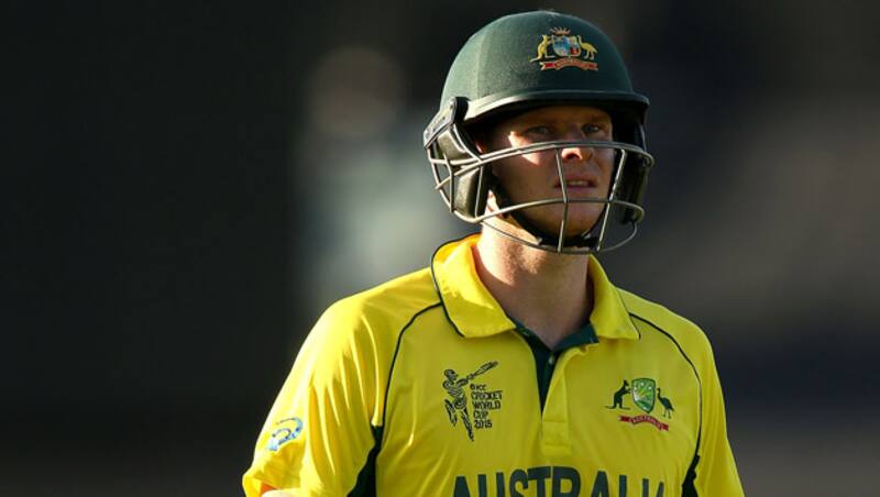 Michael Clarke contributed 30 while Steven Smith (above) contributed 16 along with four extras in the 50-run stand &copy; Getty Images