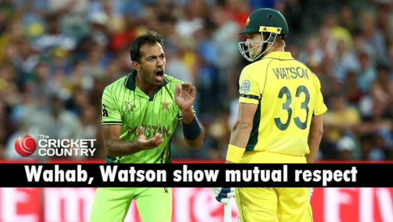 Wahab Riaz Shane Watson © Getty Images